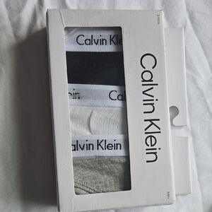 Calvin Klein Womens Underwear 3-Pack - Black, White, Gray